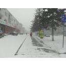 Улицы Бердска засыпает снегом