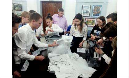 Итоги голосования на выборах в Молодежный парламент региона в Бердске