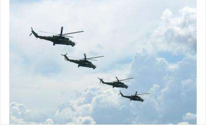 Ночью военные вертолёты будут летать над Бердском