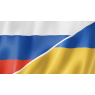 Флаг России и Украины 